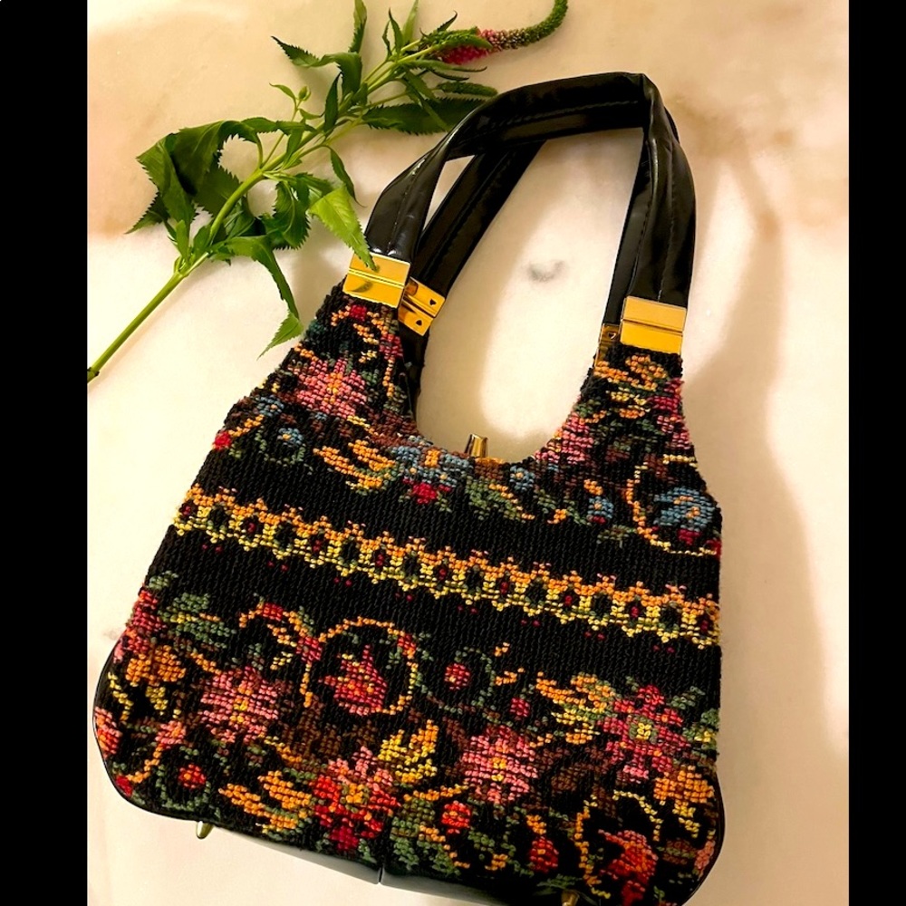 Vintage Embroidered Purse